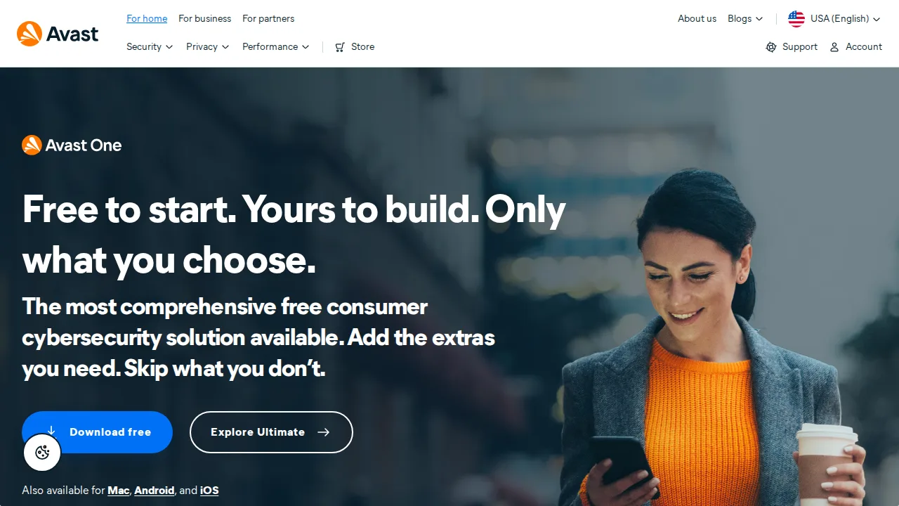 Avast Product interface (marketing site capture)