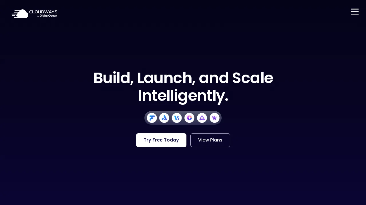 Cloudways Product interface (marketing site capture)