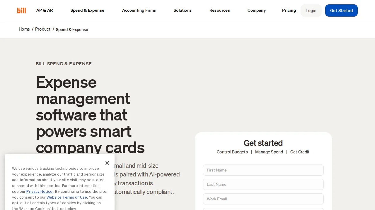 Divvy Product interface (marketing site capture)