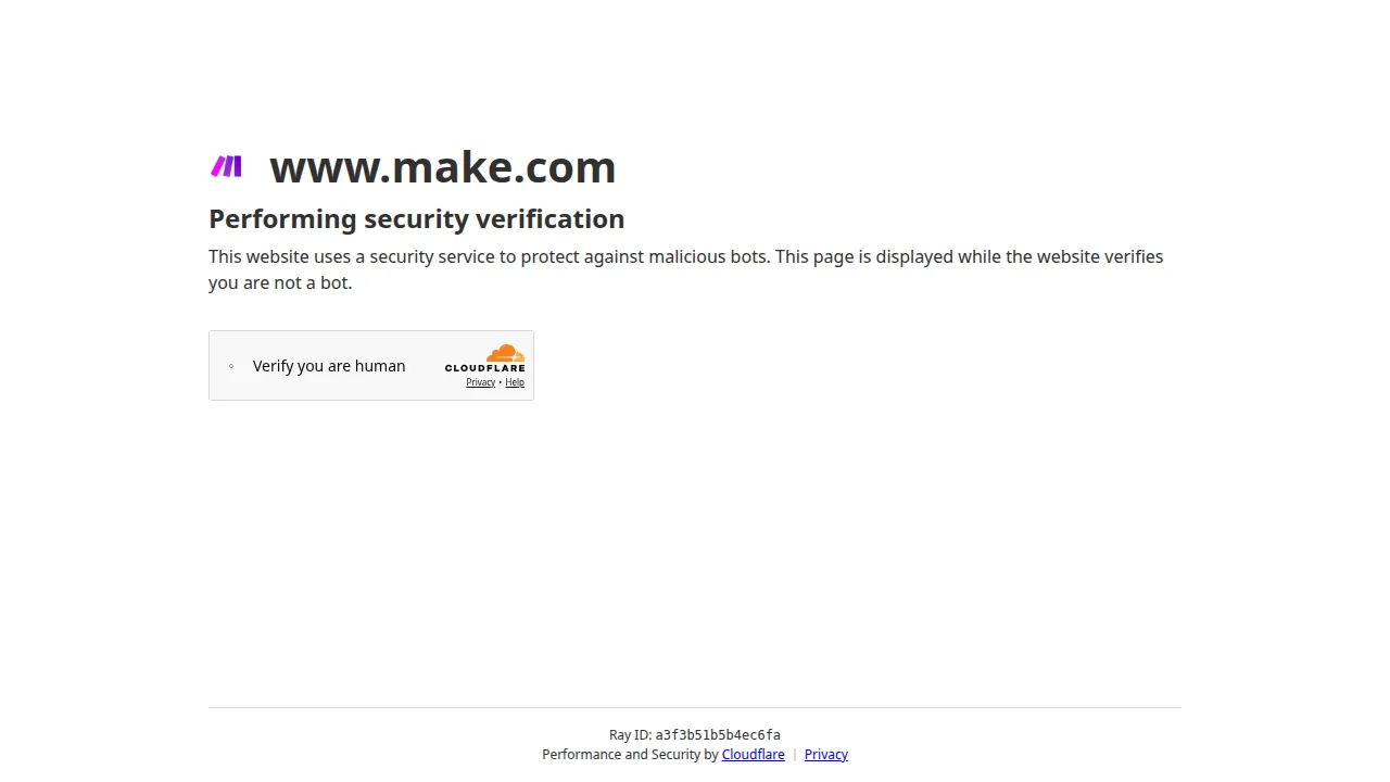 Make (Integromat) Product interface (marketing site capture)