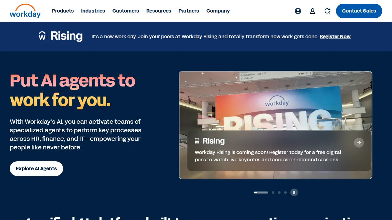 Workday Product interface (marketing site capture)